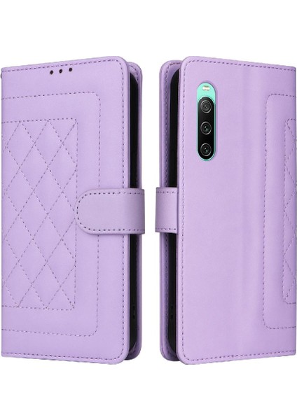 BDT Market Sony Xperia 10 Iv Için Flip Case Kapak Darbeye Deri Kılıf Cüzdan (Yurt Dışından)