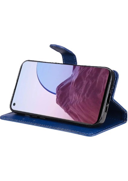 Kart Yuvası Klasik Düz Renk Telefon ile Oneplus Nord N20 5g Için Flip Case (Yurt Dışından)