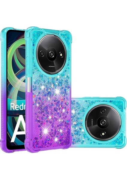 Xiaomi Redmi A3 Için Komik Bling Parlak Kristal Akan Sparkle Hareketli (Yurt Dışından)