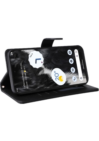 Google Piksel 7 Pro Deri Kılıf Için Flip Case Basit Iş Flip Kapak (Yurt Dışından)