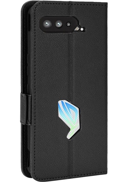 Asus Rog Telefon 5 Için Kılıf Manyetik Kart Yuvaları Tutucu Yan Toka Pu Cüzdan (Yurt Dışından) modelleri
