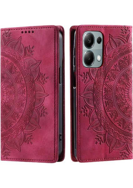 Xiaomi Redmi Not 13 Için Kılıf 4g Pu Deri Darbeye Kapak Kapak Tam (Yurt Dışından)