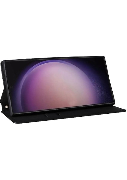 Samsung Galaxy S24 Ultra Pu Deri Manyetik Kapatma 3D Desen (Yurt Dışından) fırsatları