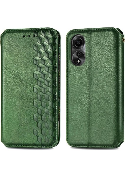 Oppo A78 4g Cüzdan Fonksiyonu Için Kılıf Deri Kılıf Zarif Iş Çevirme (Yurt Dışından)