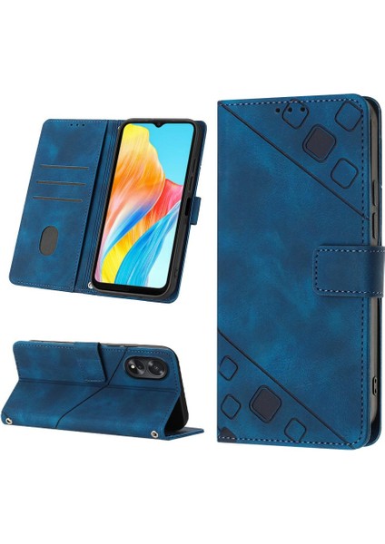 Oppo A38 4g Için Kılıf Manyetik Deri Cüzdan Kapak Çevirin Kart Tutucu (Yurt Dışından)