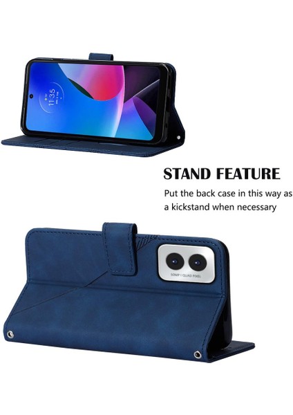 Motorola Moto G Oynamak Için Kılıf 4g 2024 Cüzdan Kapak Flip Folio Kitap Pu Kart (Yurt Dışından) modelleri