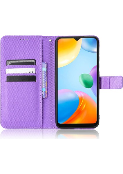 Xiaomi Redmi 10C Kart Tutucu Için Kickstand Manyetik Cüzdan Kapak (Yurt Dışından) indirimleri