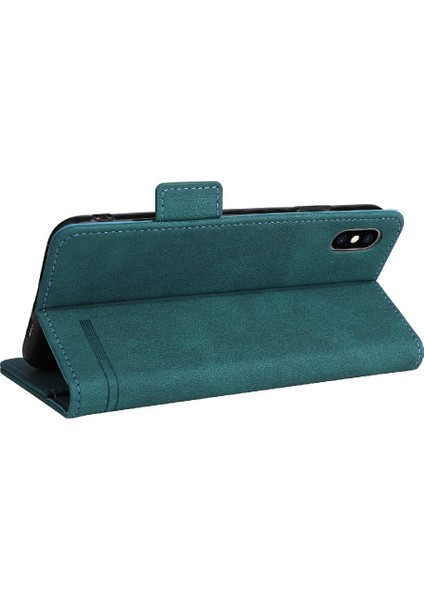 Kart Tutucu ile iphone Xs Max Için Kılıf Kickstand Deri Folio Flip Case (Yurt Dışından) fiyatları