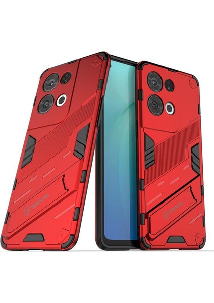 Oppo Oppo 8 5g Kickstand Sağlam Askeri Koruyucu Kapak Için Kılıf (Yurt Dışından)