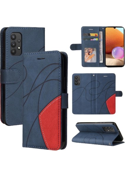 Kart Yuvası Standı ile Samsung Galaxy A32 4g Kickstand Koruyucu Kılıf (Yurt Dışından)