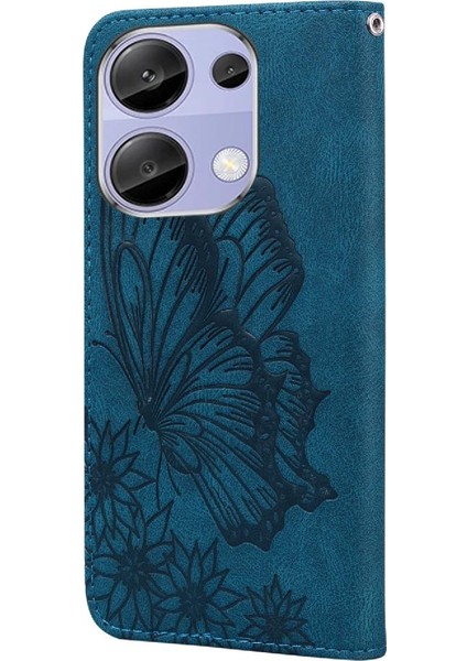 Xiaomi Redmi Için Not 13 Pro 4g Flip Case Büyük Kelebek Elmas ile (Yurt Dışından) indirimleri