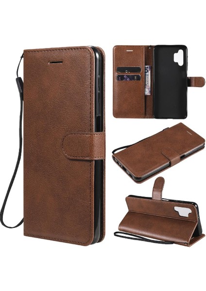 Kart Yuvası ile Samsung Galaxy A32 5g Klasik Düz Renk Için Flip Case (Yurt Dışından)