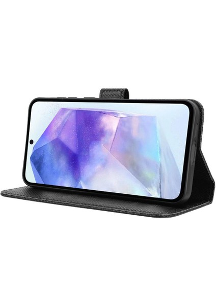 Samsung Galaxy A35 5g Kickstand Kapak Kart Tutucu Manyetik Cüzdan (Yurt Dışından)