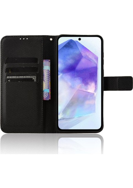 Samsung Galaxy A35 5g Kickstand Kapak Kart Tutucu Manyetik Cüzdan (Yurt Dışından)