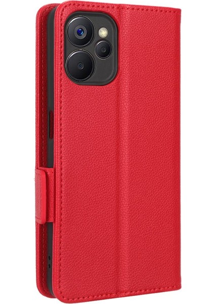 Realme 9i 5g Cüzdan Manyetik Pu Deri Yan Toka Kart Yuvaları Için Kılıf (Yurt Dışından) fırsatları