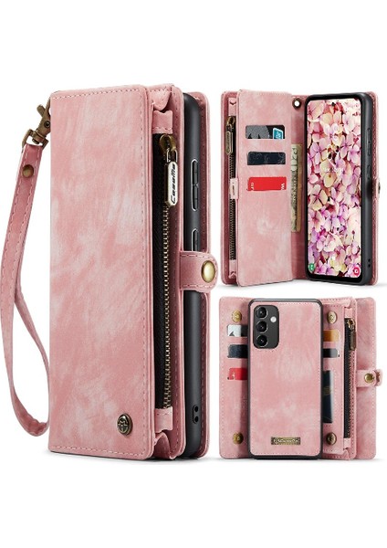 Samsung Galaxy A54 5g Için Kılıf Cüzdan Kapak Güçlü Manyetik ile Üç Katlı (Yurt Dışından)