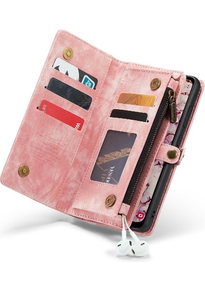 Samsung Galaxy A54 5g Için Kılıf Cüzdan Kapak Güçlü Manyetik ile Üç Katlı (Yurt Dışından) modelleri