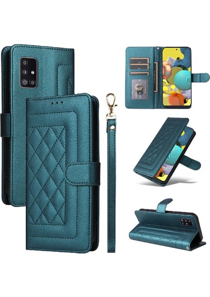 Samsung Galaxy A51 5g Cüzdan Darbeye Basit Iş Için Flip Case (Yurt Dışından)
