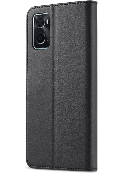 Realme 9i Kart Yuvaları Cüzdan Buzağı Doku Için Kılıf Yatay Çevir Deri (Yurt Dışından) modelleri