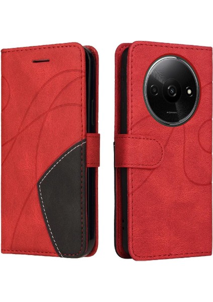 Xiaomi Redmi A3 Için Flip Case Pu Deri Flip Folio Kılıf Kickstand ile (Yurt Dışından) indirimleri