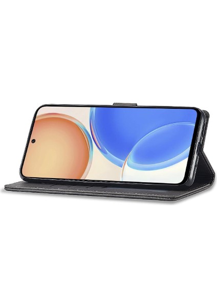 Tutucu Kart Yuvaları ile Onur X8 4g Için Kılıf Cüzdan Buzağı Doku Flip Case (Yurt Dışından) modelleri