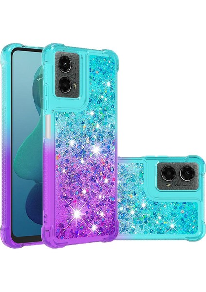 Motorola Moto G 5g 2024 Sıvı Glitter Akan Sparkle Hareketli (Yurt Dışından)