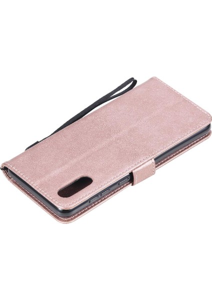 Kart Yuvası Klasik Düz Renk ile Samsung Galaxy A02/M02 Için Flip Case (Yurt Dışından)
