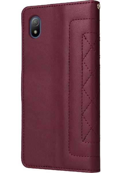 BDT Market Sony Xperia Ace Iii Için Flip Case Basit Iş Cüzdan Kapak Kılıfı (Yurt Dışından)