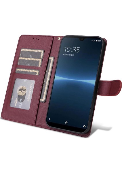 BDT Market Sony Xperia Ace Iii Için Flip Case Basit Iş Cüzdan Kapak Kılıfı (Yurt Dışından)