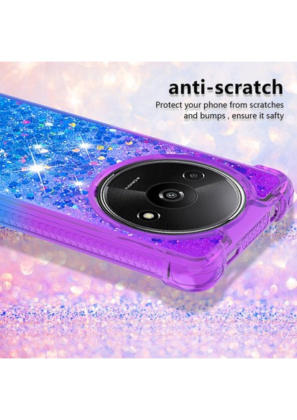 Xiaomi Redmi A3 Için Komik Bling Parlak Kristal Akan Sparkle Hareketli (Yurt Dışından) modelleri