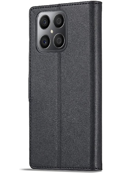 Tutucu Kart Yuvaları ile Onur X8 4g Için Kılıf Cüzdan Buzağı Doku Flip Case (Yurt Dışından) modelleri