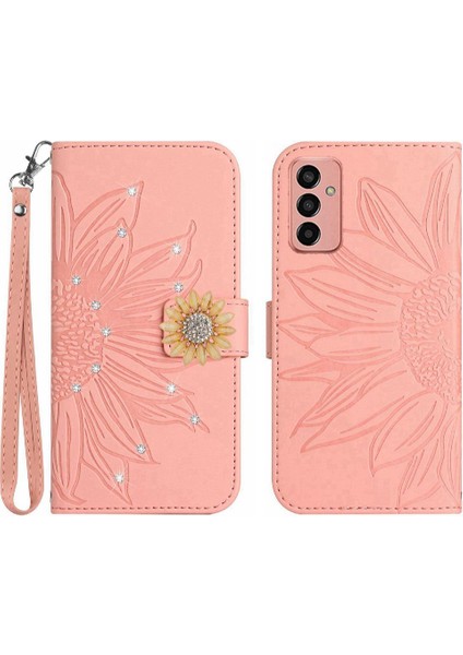 Samsung Galaxy M23 5g Telefon Kılıfı Için Kılıf Kart Tutucu Pu Deri Flip Kapak (Yurt Dışından)