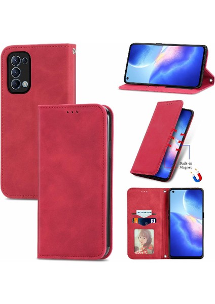 Oppo Oppo 5 Için Basit Iş Cüzdan Kılıf Fermuar Kordon (Yurt Dışından)