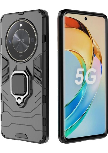 Onur Için Kılıf Sihirli 6 Lite Kickstand 360 &deg; Dönen Halka Darbeye Kapak (Yurt Dışından)