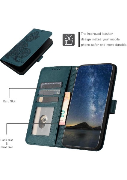 Xiaomi Redmi Not Için Kılıf 13 Pro Artı Flip Folio Kitap Kickstand Pu ile (Yurt Dışından)