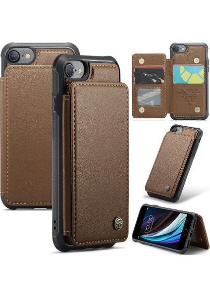 IPhone 6/6s Kart Tutucu Kickstand Ince Darbeye Dayanıklı (Yurt Dışından)