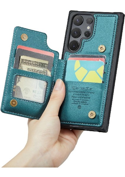 Samsung Galaxy S24 Ultra Kart Tutucu Pu Deri Için Caseme Cüzdan Kılıf (Yurt Dışından) fırsatları