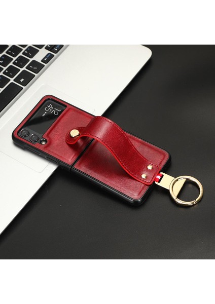 Samsung Galaxy Z Flip 4 Uyumluluk Bilek Kayışı Kolaylık Pu (Yurt Dışından) modelleri