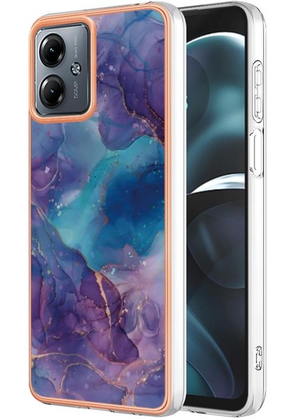 Motorola Moto G14 Tampon Tpu Darbeye Silikon Mermer ile Uyumlu (Yurt Dışından) modelleri