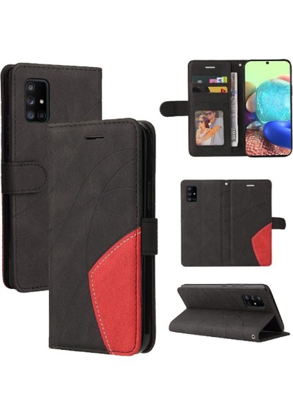 Samsung Galaxy A71 5g Pu Deri Flip Folio Kılıf Kart Yuvası ile (Yurt Dışından)