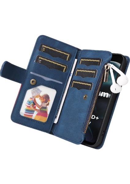 Motorola Moto G14 4g Dokuz Kart Yuvaları Kickstand Koruyucu Fermuar (Yurt Dışından) indirimleri