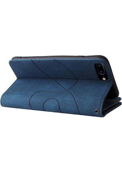 IPhone 6 Için Kılıf Artı/6s Artı Fermuar Cüzdan Tarzı Iki Renkli Dikiş (Yurt Dışından)
