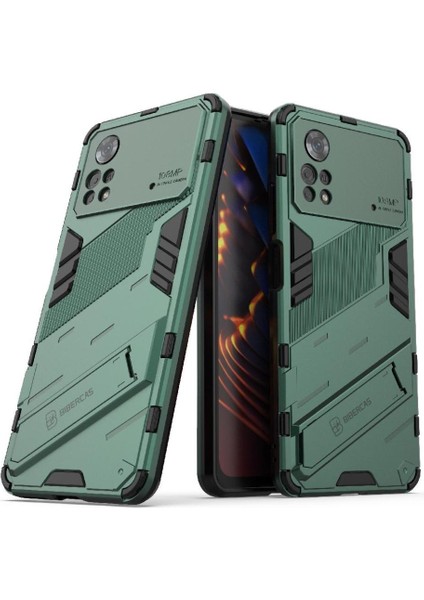 Xiaomi Poco X4 Pro 5g Koruyucu Kapak Için Kickstand Sağlam Askeri (Yurt Dışından)