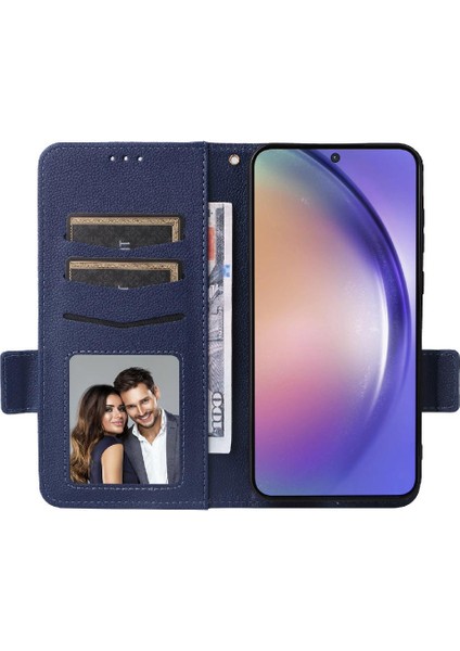 Samsung Galaxy Case 5g Yan Toka Pu Deri Manyetik Cüzdan Kart (Yurt Dışından) modelleri
