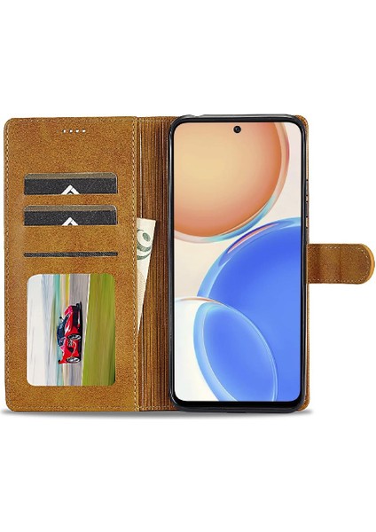 Tutucu Kart Yuvaları ile Onur X8 4g Için Kılıf Cüzdan Buzağı Doku Flip Case (Yurt Dışından) indirimleri