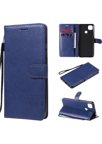 Kart Yuvası ile Xiaomi Redmi 9c Için Flip Case Iş Cüzdan Telefon Kılıfı (Yurt Dışından)