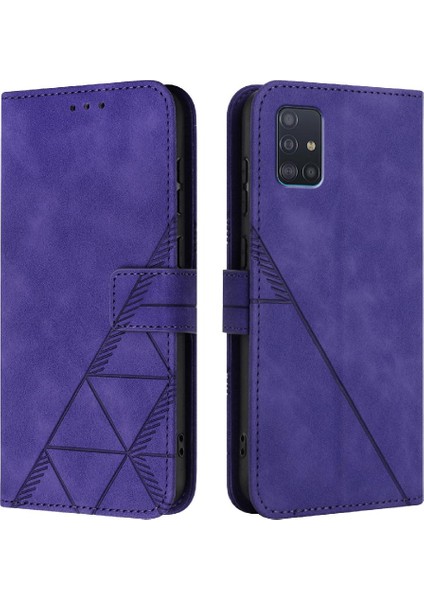 Samsung Galaxy A51 5g Için Kılıf Cüzdan Kapak Kredi Kartı Tutucu Pu Deri (Yurt Dışından)