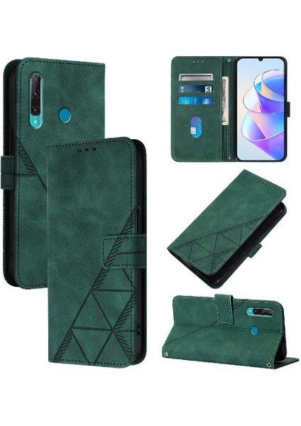Huawei P Akıllı 2019 Flip Folio Kitap Koruyucu Cüzdan Kapak Kartı (Yurt Dışından)