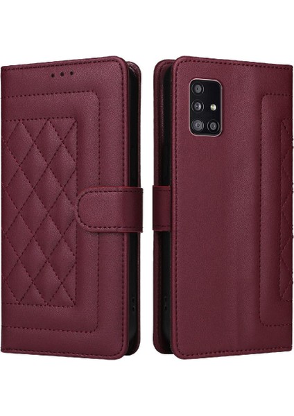 Samsung Galaxy A51 5g Cüzdan Darbeye Basit Iş Için Flip Case (Yurt Dışından)