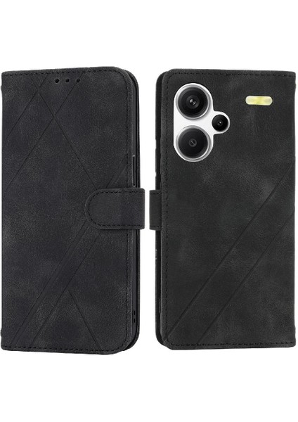 Xiaomi Redmi Not 13 Pro Artı Pu Deri Kayış Kickstand Için Filp Durumda (Yurt Dışından)